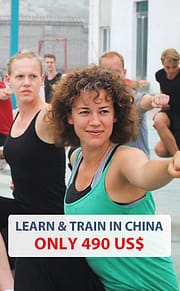 Kung Fu in China lernen für nur 470 EUR pro Monat