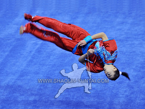 Wushu acrobatics in China