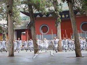 Shaolin Monks, training at Shaolin Si